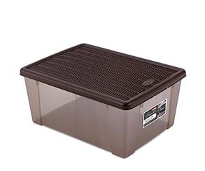 Stefanplast Elegance Boîte visualbox, Marron, 39 x 29 x 17 cm