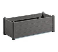 STEFANPLAST - Jardinière Italia - rectangulaire gris pierre