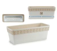 STEFANPLAST Jardinière Orfeo 50 cm Blanco-Beige