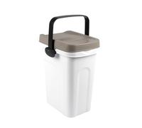 Stefanplast Petfood Conteneur 7 litres Marron/blanc avec anse