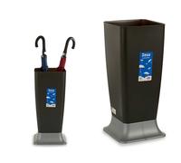 STEFANPLAST Porte-parapluies Zeus Anthracite Pied Argenté