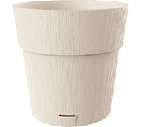 STEFANPLAST Pot de Fleurs ETHICA - 2 L - 40x39 cm - Avec Réservoir d'Eau - Blanc h39