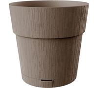 STEFANPLAST Pot de Fleurs ETHICA - 2 L - 40x39 cm - Avec Réservoir d'Eau - Taupe h39