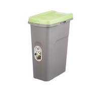 STEFANPLAST Poubelle avec fixation de sac 25L Gris + Verde