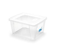 Stefanplast Visual Box Multipurpose Coque, Petite, 19 x 16 x 10 cm, Transparent