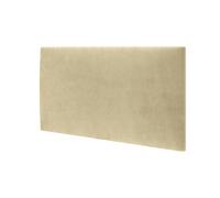 STEGU Melange, Panneau Mural Rembourré, Coussin Mural comme tête de lit pour lit, Lambris 3D avec Mousse, 60 x 30 cm, Beige