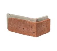 STEGU Monsanto 1, Panneau Mural Pierre, Cornières Parement Mural Béton, Plaquette de Parement Effet Roche Taillée, Revêtement Intérieur, 0,80 ml, Rouge