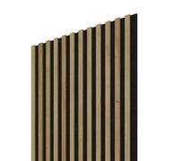 STEGU Panneau Acoustique Mural Tasseau Bois 120x60cm Chêne | Isolation phonique, décoration murale, certifié FSC/PEFC, disponible en 2 formats, effet 3D, pose adhésive