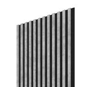 STEGU Panneau Acoustique Mural Tasseau Bois 120x60cm Gris | Isolation phonique, décoration murale, certifié FSC/PEFC, disponible en 2 formats, effet 3D, pose adhésive