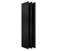 STEGU Panneau Acoustique Mural Tasseau Bois Grand Format 240x60cm Noir