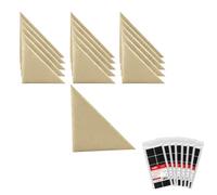 STEGU Panneau Mural 3D Rembourré Triangle 30x30cm Acoustique Lot 16 Beige