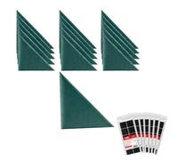 STEGU Panneau Mural Rembourré Triangle 30x30cm Acoustique Lot16 Vert Menthe