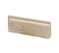 STEGU Parma 2, Panneau Mural Pierre, Briquettes Décoratives Murales en Plâtre avec Joint Intégré 0,5 m², 22,4x2,2 cm, Beige