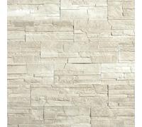 STEGU Patagonia 2 Plaquette Parement Mural Pierre Effet Pierre Béton Beige | Revêtement mural béton, résistant gel/UV/humidité, intérieur et extérieur, cuisine, salle de bain