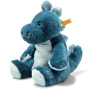 Steiff 067266 Light at Night Spott Stegosaurus, peluche, 28 cm, bleu clair
