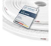 STEIGNER Joint brosse autocollant Blanc 4 mm x 30 m - Joint pour portes coulissantes, armoires et meubles - Coupe-vent, pare-poussière pour la maison et l'appartement