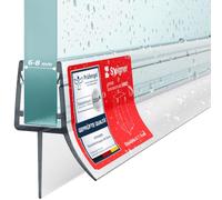 STEIGNER Joint porte de douche UK03 90 cm (1 pc.) transparent - Joint vertical pour douche à accès d'angle ou pentagonale avec porte 6-8 mm - Matériau durable, Finition esthétique, Installation facile