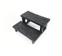 Steinbach Accessoire pour jacuzzi Marche double en plastique 015050 Noir 69 x 63 x 34 cm