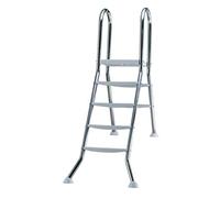 Steinbach Échelle de bassins en Acier Inoxydable Bassin intégré. Beckenhöhe 120 cm argenté