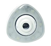 STEINBACH Jet light 060065 Buse de remplissage pour piscines à paroi en acier avec éclairage LED 230 V/12 V Blanc