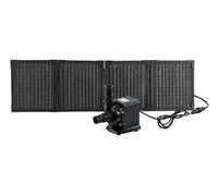 Steinbach Pompe de circulation avec panneau PV - 040613 - Capacité de la pompe de 3 000 l/h - Pour piscines d'une capacité d'eau allant jusqu'à 19 000 l - Avec un panneau photovoltaïque pliable de 30