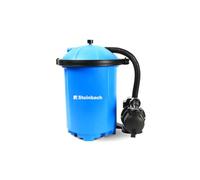 Steinbach Système de filtration Active Balls 75-040120 - Pompe auto-aspirante pour piscines jusqu'à 26.000 l - Avec préfiltre, manomètre et minuterie intégrée - 1150 g de Filter Balls inclus