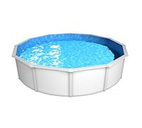 Steinbach Vertriebsgmbh Stahlwandpool Set Nuovo de Luxe II, Ø 550cm, H 120cm (Höhe 120cm)