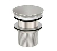 Steinberg Bonde de lavabo 1001693BN à tige G1 1/4, nickel brossé, sans trop-plein