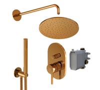 Steinberg 100 Ensemble de douche encastré, Mitigeur monocommande, 100 1670 RG.Set1,