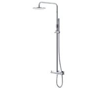 Steinberg 100 ensemble de douche mural avec thermostat oui chrome 1002721