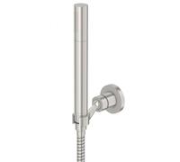 Steinberg 100 - Ensemble de pommeau de douche, support et flexible, nickel brossé 100 1650 BN