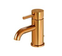 Steinberg Armaturen Mitigeur de lavabo sur pied Série 100 1001000RG, saillie 100 mm, or rose