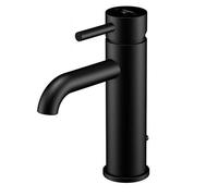 Steinberg Mitigeur lavabo Série 100 1001755S – projection 128 mm, hauteur 209 mm, Noir mat