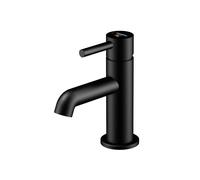 Steinberg Mitigeur de lavabo Série 100 1001050S Saillie 98 mm sans garniture de vidage Noir mat