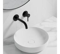 Steinberg Serie 100 mitigeur lavabo 10018143S encastré, saillie 195 mm, montage mural, noir mat