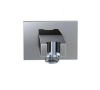 Steinberg 135 - Coude de raccordement avec support, chrome 135 1667