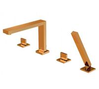 Steinberg 160 - Mitigeur pour montage sur bord de baignoire, 4 trous, rose gold 160 2402 RG