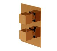 Steinberg 160 - Mitigeur thermostatique encastré pour 2 sorties, rose gold 160 4133 3 RG