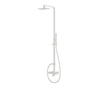 Steinberg 160 - Set de douche avec thermostat, 15x22 cm, nickel brossé 160 2721 BN