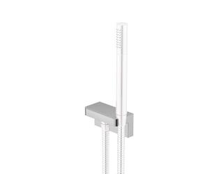 Steinberg 230 - Coude de raccordement avec support, chrome 230 1667