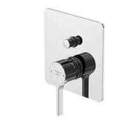 Steinberg Mitigeur encastré Série 230 (23021033) pour 2 appareils, plaque 165x165 mm, chrome