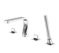 Steinberg 230 - Mitigeur pour rebord de baignoire, installation à 4 trous, chrome 230 2400