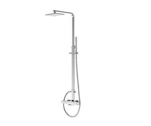 Steinberg 230 - Set de douche avec thermostat, 20x15 cm, chrome 230 2721