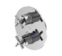 Steinberg Armaturen Mitigeur thermostatique encastré Série 250 – 3 sorties – Chromé 25041233