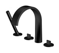 Steinberg 280 - Mitigeur pour montage sur bord de baignoire, 4 trous, noir mat 280 2400 S