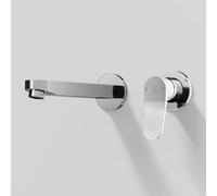 Steinberg Armaturen Mitigeur mural pour lavabo Série 340 340 1814 3, saillie 200 mm, chromé