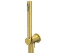 Steinberg 340 - Set de pommeau de douche, support et flexible, or brossé 340 1670 BG