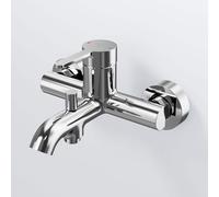 Steinberg Série 341 Mitigeur monocommandé apparent, pour baignoire, avec inverseur automatique, saillie 158mm, 3411100, Couleur: chrome
