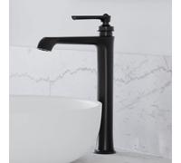 Steinberg Série 350 robinetterie de lavabo, haute, montage au sol, sans garniture de vidage, portée 170mm, 3501700S, Couleur: noir
