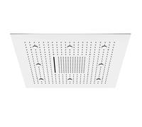Steinberg 390 - Douche de tête, 80x80 cm, 3 jets, éclairage LED, inox 390 6680